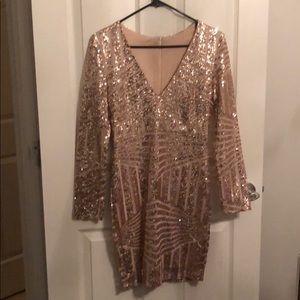 Sequin mini dress